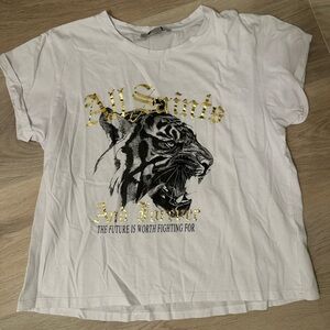 All Saints White T-Shirt